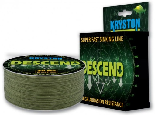 Fir Textil Kryston Descent Super Fast Sinking Olive Mud 300m 0.23mm