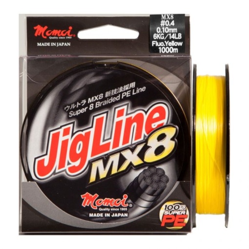 Fir Textil Momoi Jigline Mx8 Yellow 125m