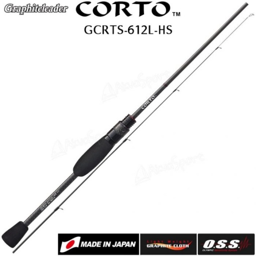 Lanseta Graphiteleader CORTO 21GCORS-612L-HS 1.86m 0.5-3g 2buc