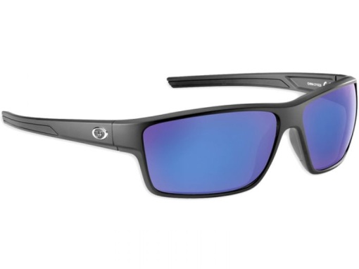 Ochelari Flying Fisherman Mojarra Matte Black Smoke Blue Mirror