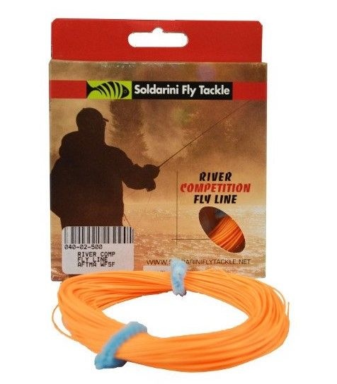 Snur Soldarini Fly Tackle River Competition WF Fly Line Olive-Orange 30m WT#3