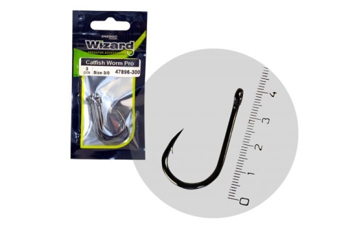 Carlige ET Wizard Catfish Worm Pro Brazed 3buc/plic