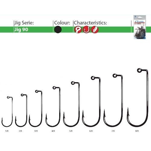 Carlige Jig Gamakatsu 90BL 25buc/plic