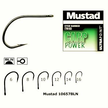 Carlige Mustad BLN Pentru Crap 10buc/plic