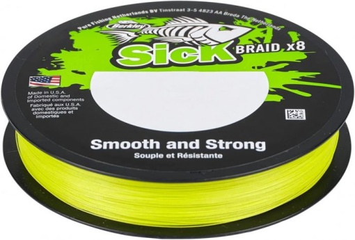 Fir Textil Berkley Sick Hi-Viz Yellow Braid 150m