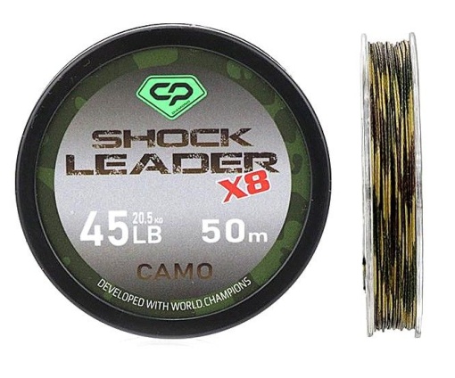 Fir Textil Carp Pro Delight Shock Leader X8 Camo 50m