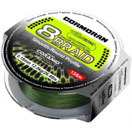 Fir Textil Cormoran Corastrong 8Braid Verde 135m