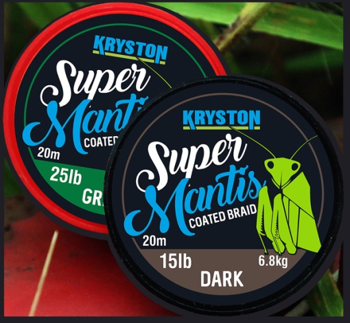 Fir Textil Kyrston Super Mantis Coated 20m 25lbs Dark Silt