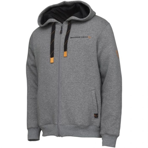 Hanorac Savage Gear Classic Zip Grey Melange