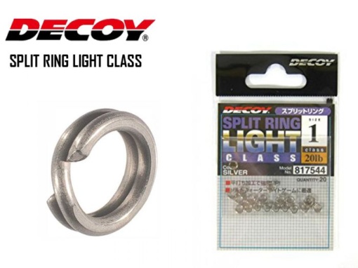 Inele Despicate Decoy R-4 Light Class Silver 20buc/plic