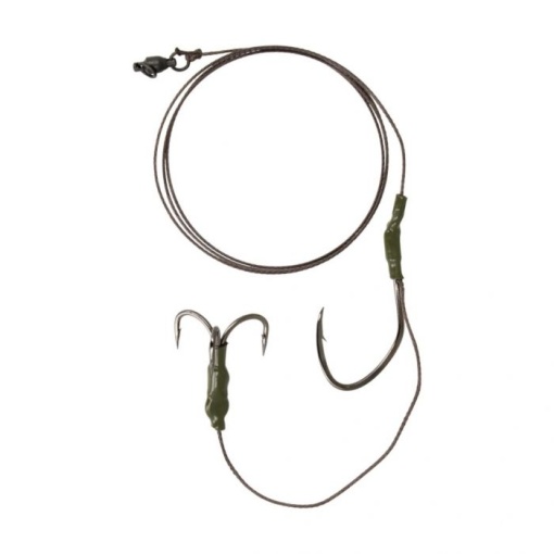Montura Somn GC Single And Treble Catfish Rig Carlig 8/0 Ancora 6/0