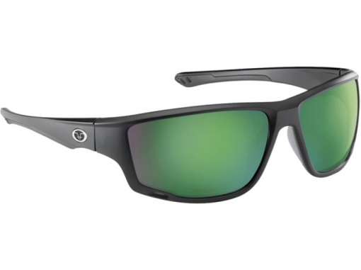 Ochelari Flying Fisherman Solstice Matte Black Amber-Green Mirror