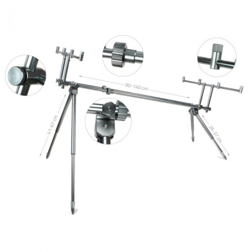 Rod Pod Carp Academy Alcatraz 4 Posturi