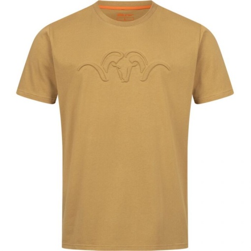 Tricou Blaser Men's Argali 3D Debossed T25 Dull Gold