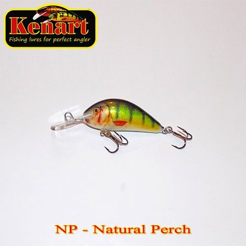 Vobler Kenart Shark 4cm 4g Natural Perch