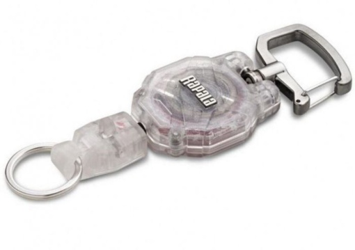Carabina Rapala Small Retractable Lanyard Clear