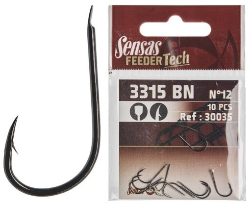 Carlige Sensas Feeder-Tech 3315 10buc/plic Nr 10