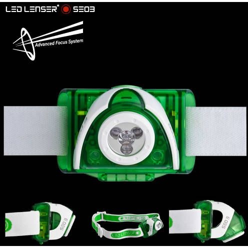 Lanterna Cap Led Lenser Seo3 Green 100LM