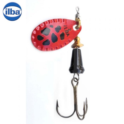 Lingurita Rotativa Ilba Spark Color Red/Black Nr2 5.5g