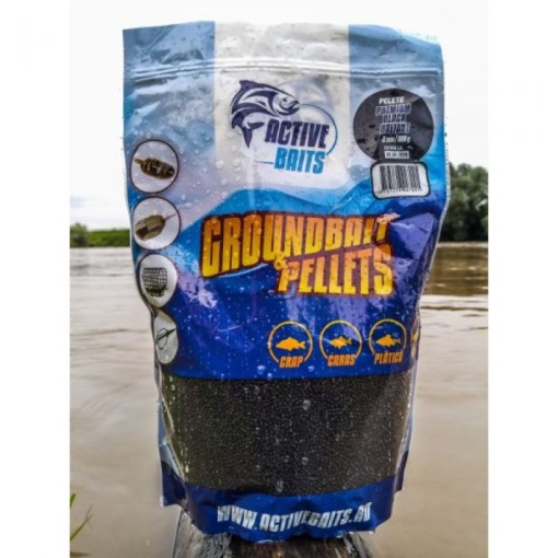 Pelete Active Baits Premium Black Halibut 2mm 800g