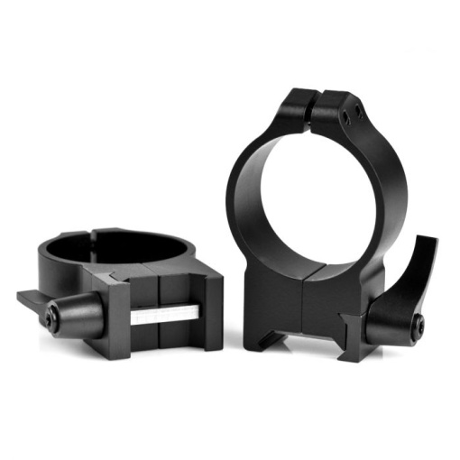 Set Ring Warne Quick Weaver High Matte 34mm Obiectiv 52+mm