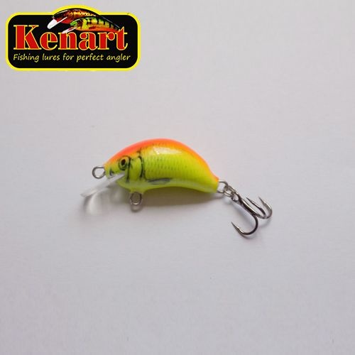 Vobler Kenart Hunter 3cm 3g sinking Fluo Roach