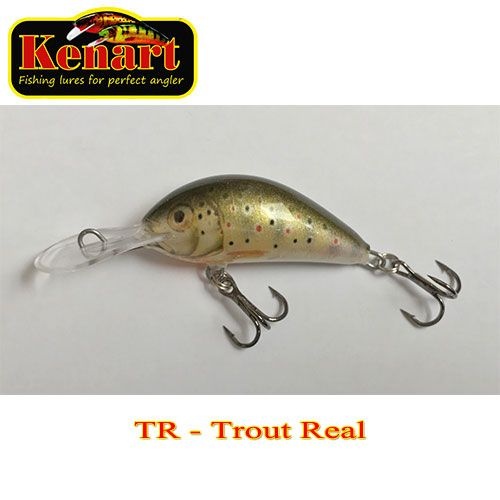 Vobler Kenart Shark 4cm 4g Trout Real