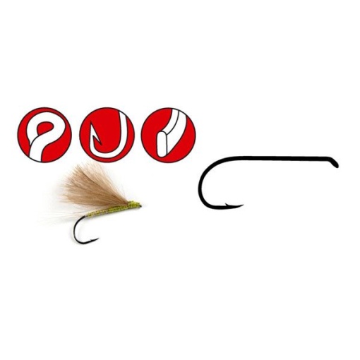 Carlige Gamakatsu Forjate pentru Musca F11-3F BL 25buc/plic