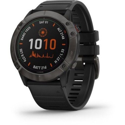 Ceas Garmin Fenix 6X Pro Solar Carbon Black 51mm