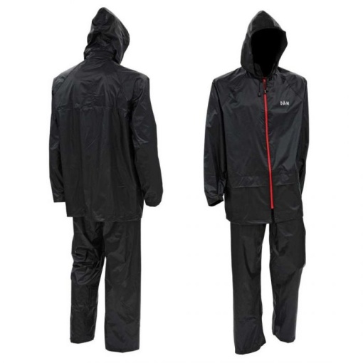 Costum Impermeabil Ploaie DAM Protec Negru