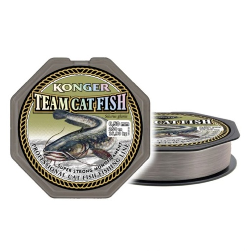 Fir Monofilament Konger Team Catfish 250m Gri