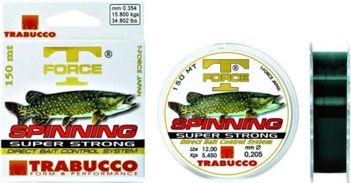 Fir Monofilament Trabucco T Force Spin-Pike 150m
