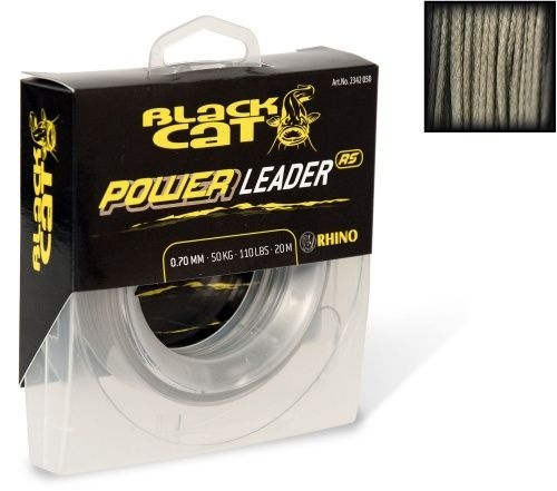 Fir Textil Black Cat Power Leader 0.70mm 20m
