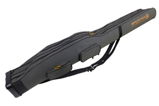 Husa Lansete Rigida Sportex 2 Compartimente Si Buzunare Laterale Olive