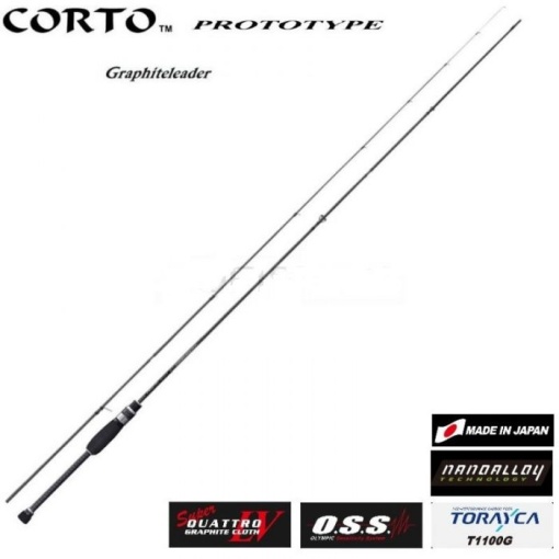 Lanseta Graphiteleader CORTO PROTOTYPE 21GCORPS 642UL-HS 1.93m 0.5-2g 2buc