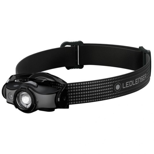 Lanterna Cap Ledlenser MH5 Black Grey 400lm Cu acumulator Si Incarcator USB