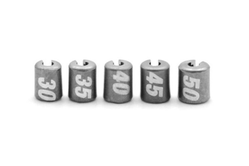 Plumb Tungsten Korda Dark Matter Balancing 10buc/cutie