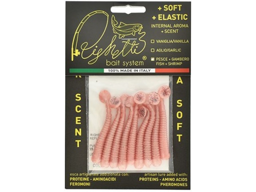 Righetti Kai Shad X-Soft 5.5cm Reflex Red Black Glitter Fish