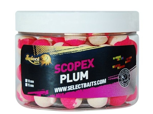 Select Baits Pop-up Two-Tone Scopex-Plum 12mm