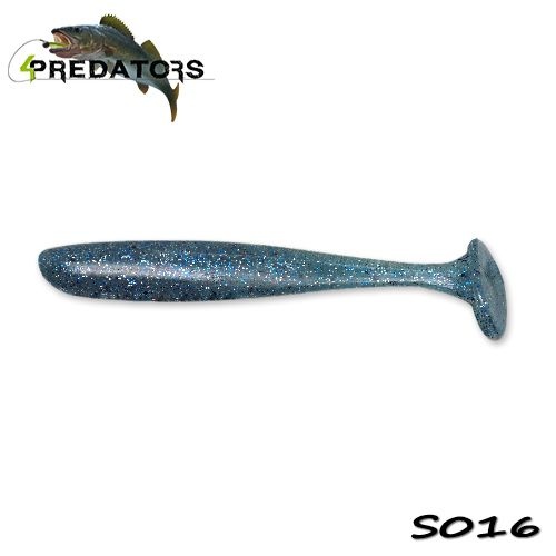 Shad 4Predators Slim Shad, 9cm, Teal-Blue