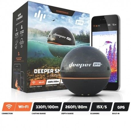 Sonar Deeper Pro+ Fishfinder