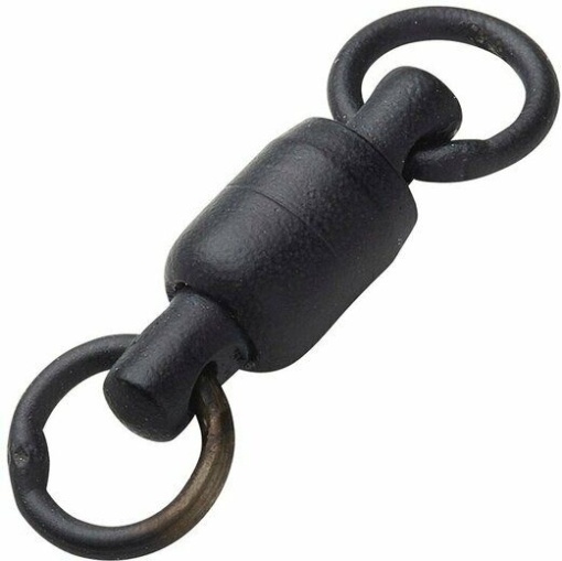 Vartej cu Rulment DAM Madcat Stainless Ball Bearing Swivel Black 3buc/plic