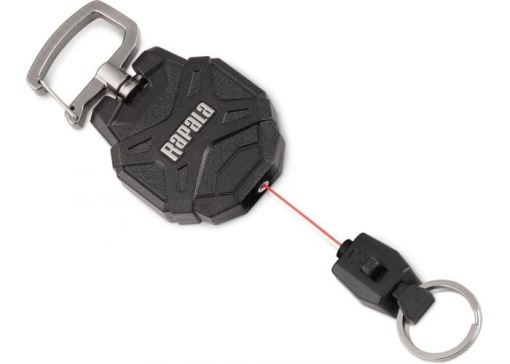 Carabina Rapala Retractable Lanyard 70cm 130lbs