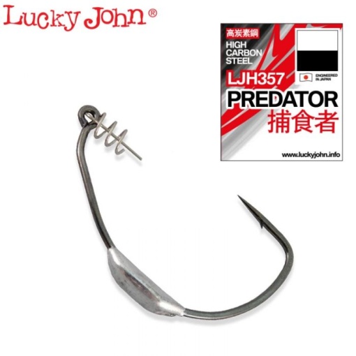 Carlig Offset Lestat Lucky John Predators 357 3buc/plic 6/0 7g