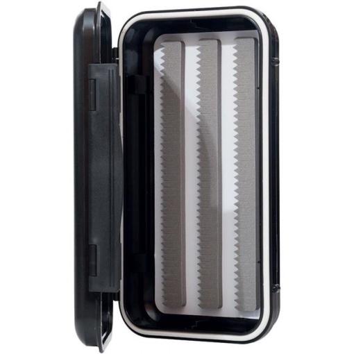 Cutie Muste Grey GS Water Resistant Fly Box Black