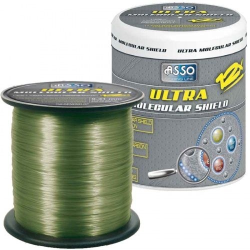 Fir Monofilament Asso Ultra Molecular Shield Dark Green 1200m