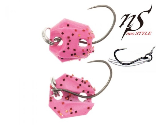 Lingurita Oscilanta Neo Style Premium 1.8g 81 Dark Pink Glow Flame