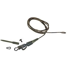 Montura Prologic 80cm 45lbs Safety Clip Quick Change Link Hollow Leader