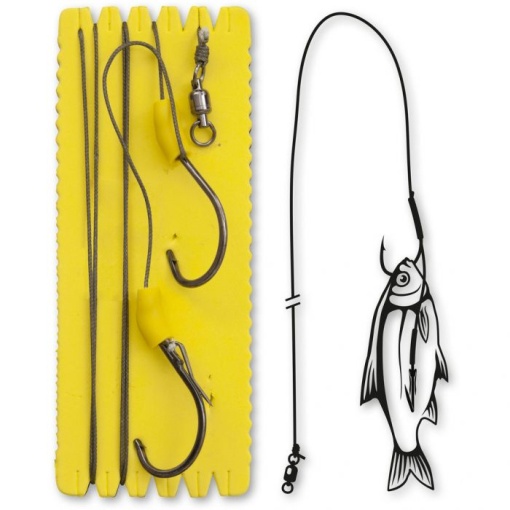 Montura Somn Rhino Black Cat Buoy Boat Ghost Single Hook Rig 7/0 7/0