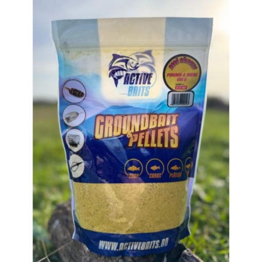 Nada Active Baits Salbatic Groundbait & Pellets Porumb & Miere 800g